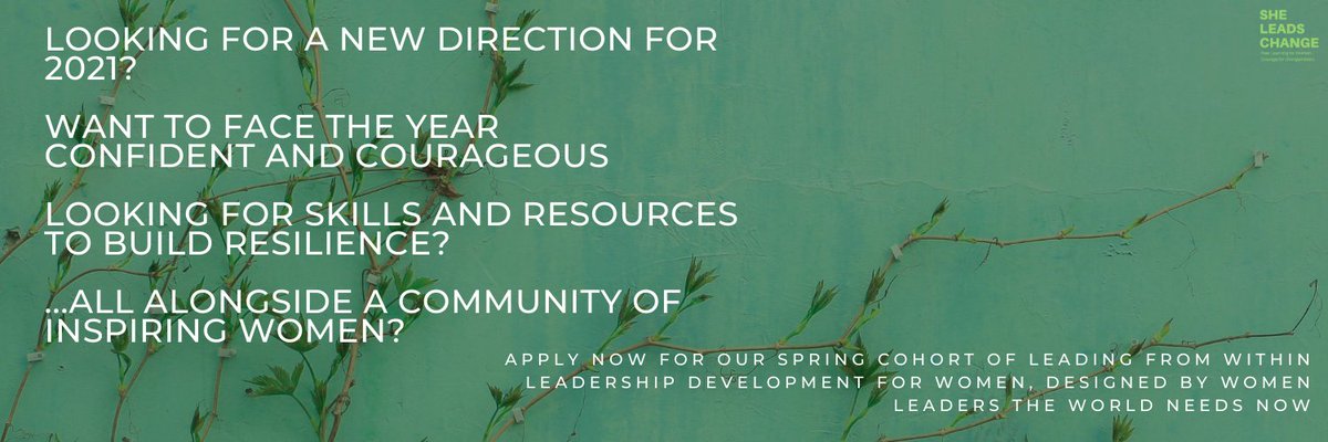 sheleadschange's tweet photo. How are you investing in your
personal and professional growth this year? Discover
more about Leading From Within at our free taster
session tomorrow evening.

Register here 
https://t.co/qegG3gs2Id

#leadership #leadmore #inspiration https://t.co/cpv4WvMjN0