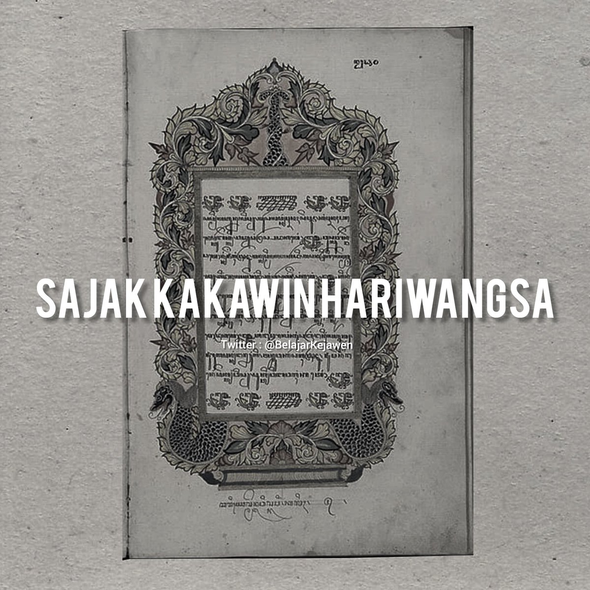 BelajarKejawen's tweet photo. Hana desa lengong leyep langonya / ri yawadwipa kasankhya nusa sasri / palupuy hyang agastya tan hanoli / ya tika trasa hilang halepnya mangke // umuwah ta sira ng watek hyang aswi / anuduh te ri bhatara padmanabha / ya tika pulihen langonya raksan / https://t.co/dS8NWSRh0v