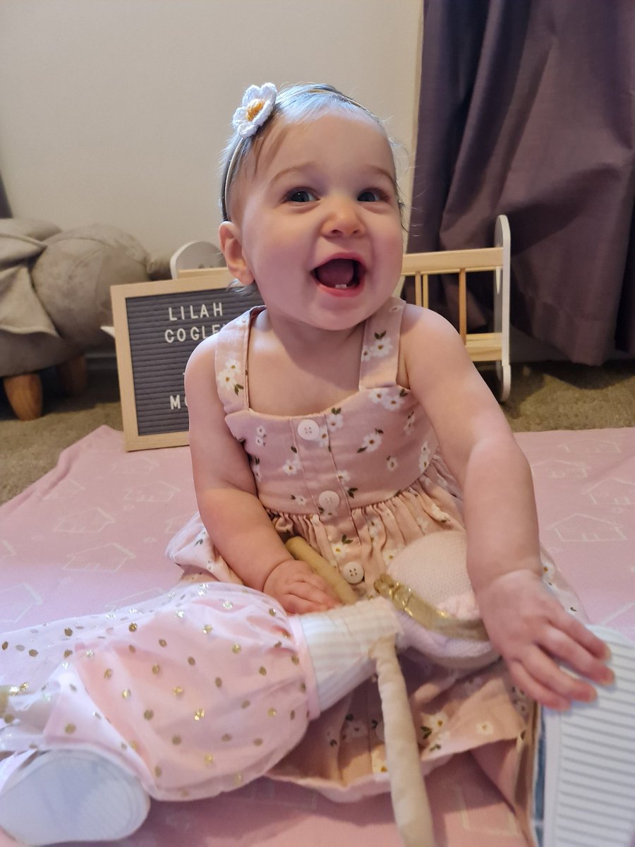 jamiegal's tweet photo. My beautiful baby girl is ten months old today. She is a bright spot in all of our lives. It has been such a pleasure to watch her grow into a fearlessly adventurous little lady. https://t.co/jjejKxkDaM