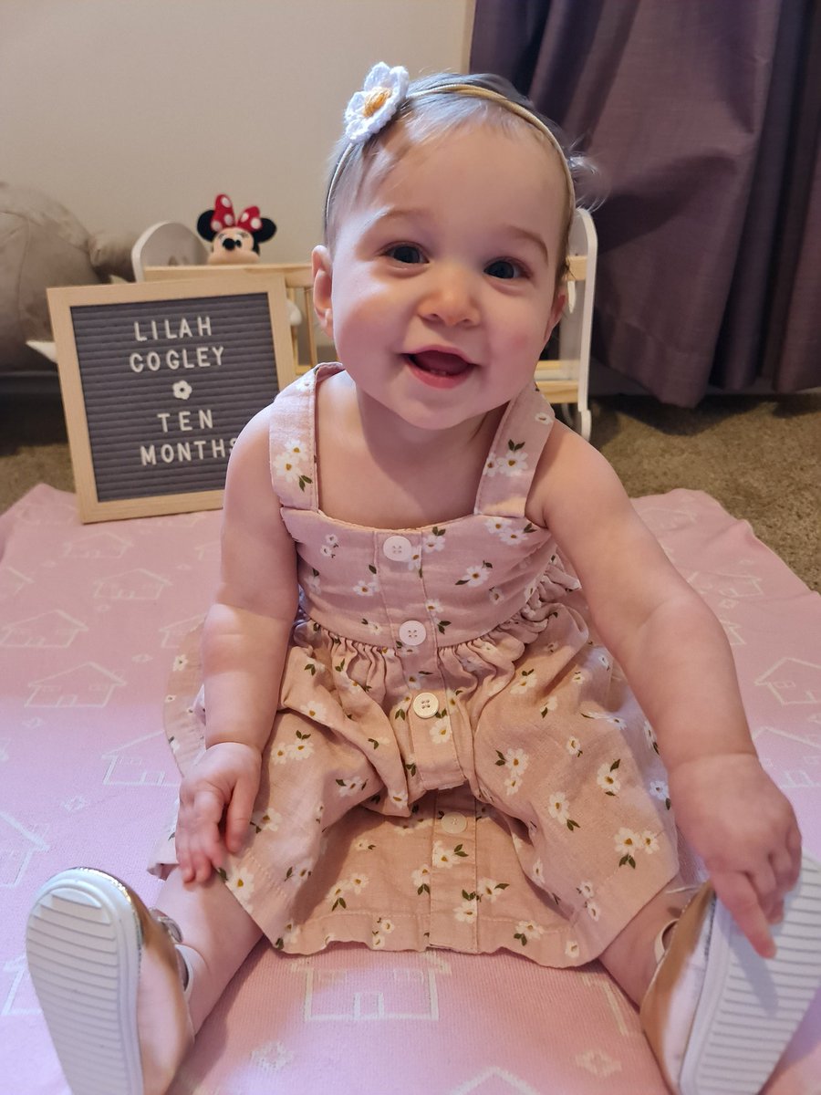 jamiegal's tweet photo. My beautiful baby girl is ten months old today. She is a bright spot in all of our lives. It has been such a pleasure to watch her grow into a fearlessly adventurous little lady. https://t.co/jjejKxkDaM