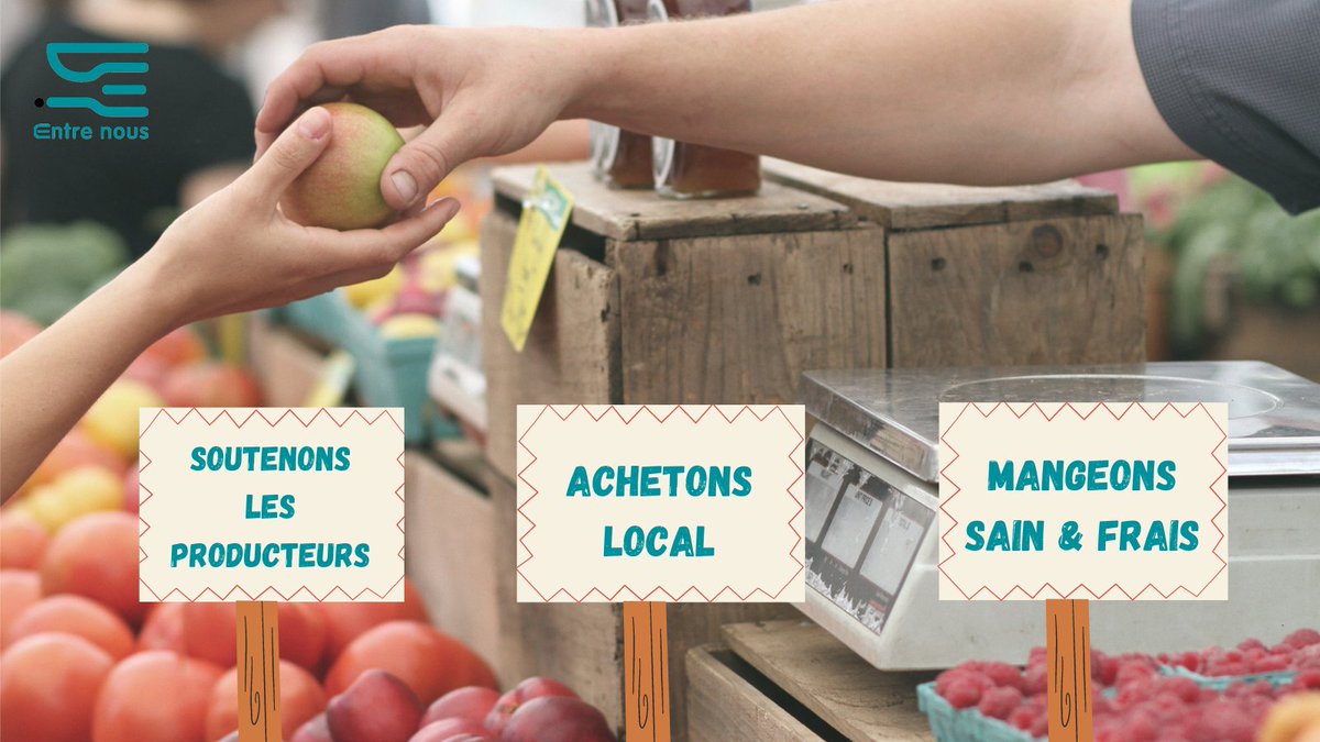 EntreNous_Rest's tweet photo. #ENTRENOUS soutient les producteurs en favorisant le travail avec les acteurs #locaux et l’achat direct ou en circuits-courts. S’approvisionner localement, c’est instaurer des cercles vertueux de consommation, et c’est aussi synonyme de manger #sain &amp; #frais. Du tout gagnant ! https://t.co/4lnn4SjJ11