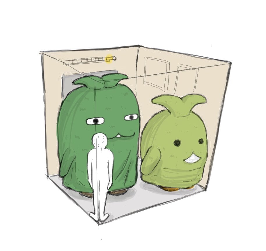 キャラクターの着ぐるみとエレベーターに同乗するとこうなる もう すっごく密ですね 密林です Togetter キャラクターの着ぐるみとエレベーターに同乗するとこうなる もう すっごく密ですね 密林です Togetter