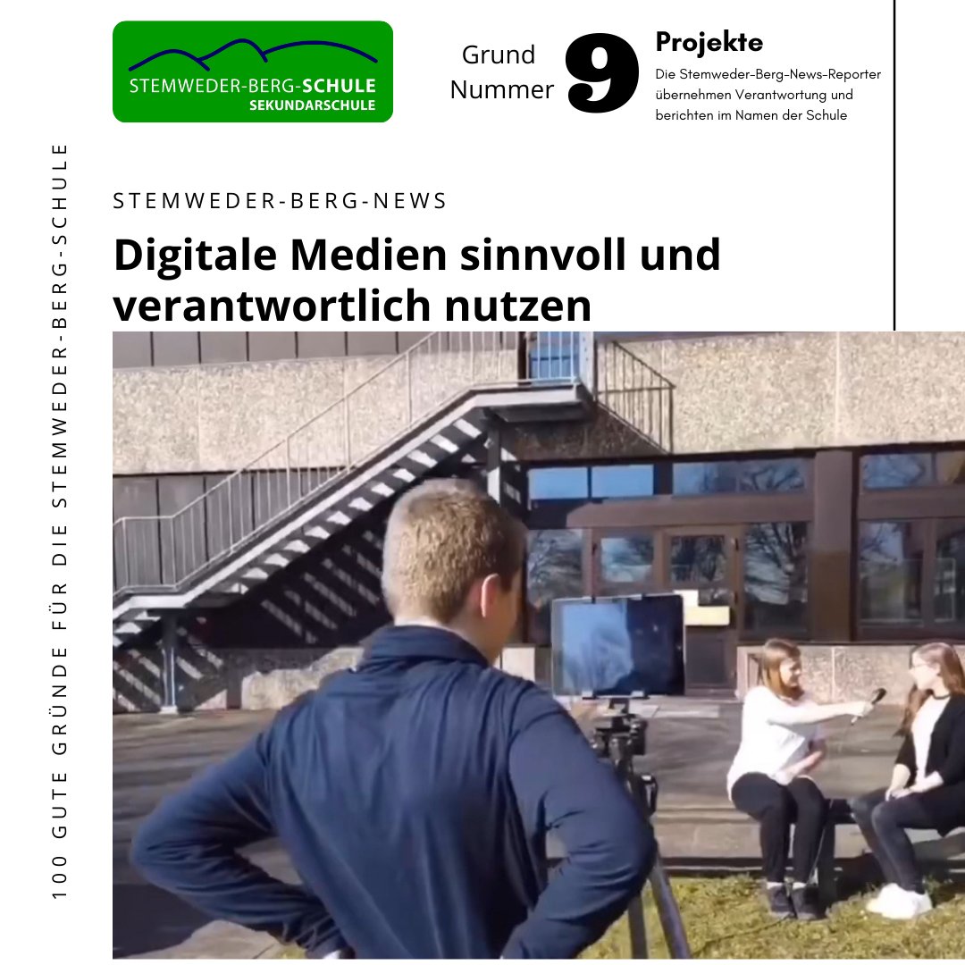 Unsere Stemweder-Berg-News-Reporter berichten aus der Schule und darüber hinaus über das Leben in Stemwede. #digitalebildung #stemwederbergnews #schule #sekundarschule #verantwortung