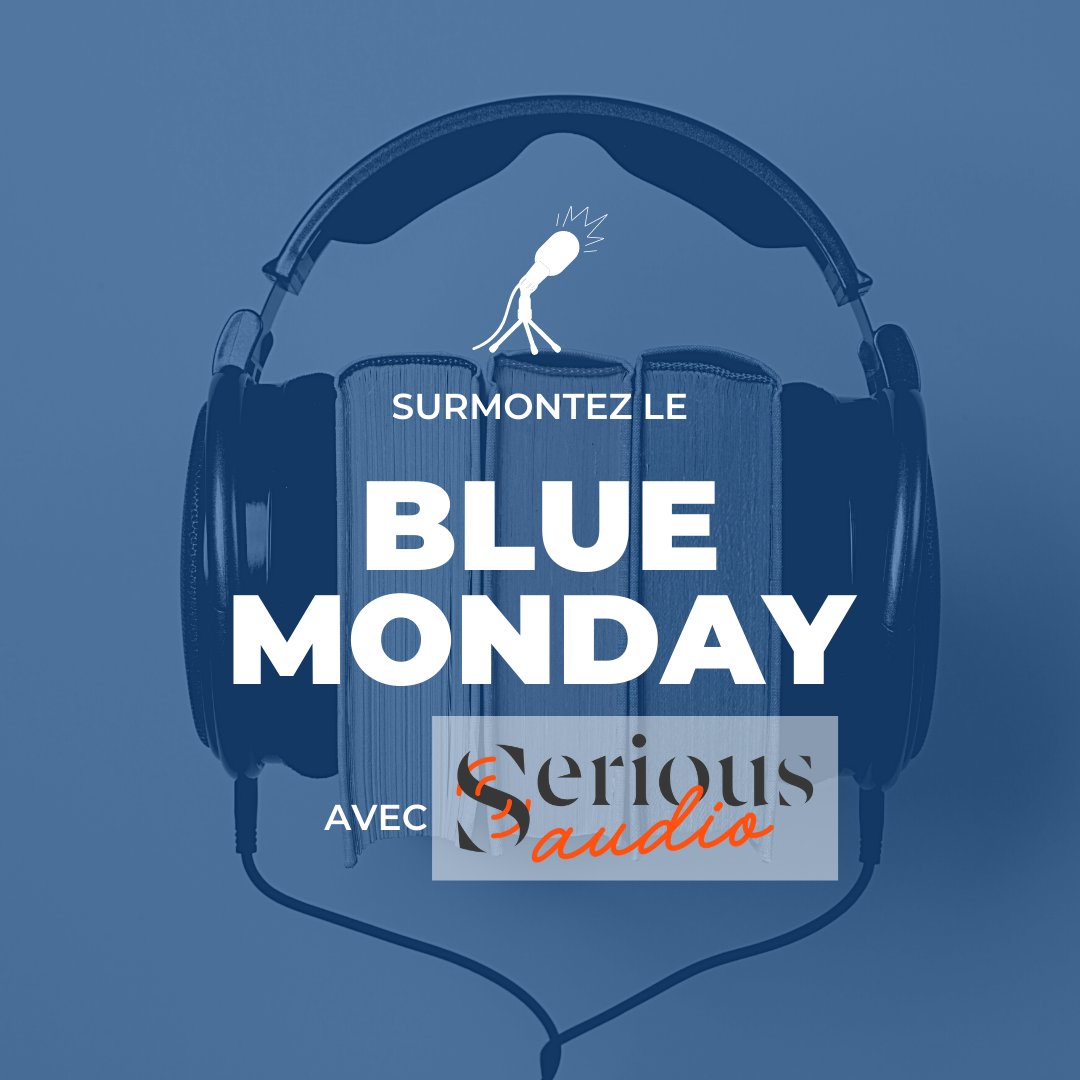 AudioSerious's tweet photo. Les podcasts Serious Audio vous accompagnent pendant le #BlueMonday ! 
Faites le plein de connaissances sur notre site : https://t.co/cQ1eksMF1X https://t.co/KYVRheOFSw