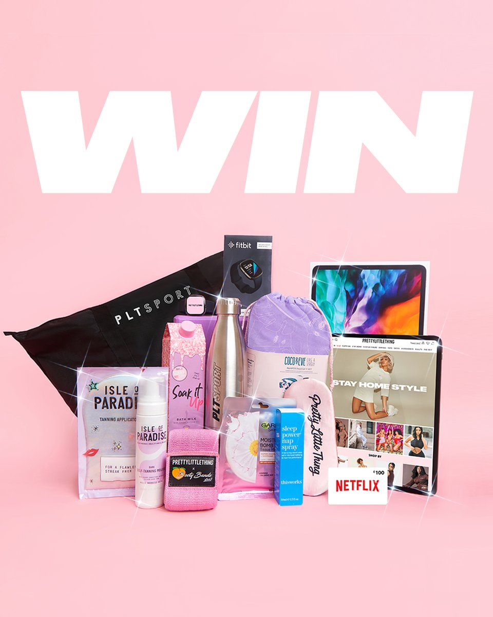 OfficialPLT's tweet photo. Blue Monday but make it PINK! 💗🦄 We’re giving away everything you need to #StayHomeWithPLT 💕 Including an iPad Pro, Fitbit Sense, Netflix subscription for the YEAR, a bundle of PLT goodies AND a £250 PLT voucher 😍🙌 To enter head over to our IG here 👉https://t.co/yXEaCTjBWv https://t.co/nK3jYT2kjv