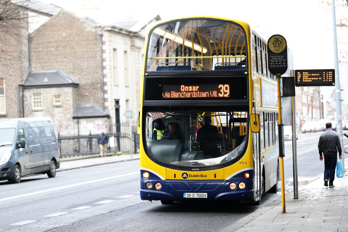 TFIupdates's tweet photo. From today Monday 18 January Dublin Bus will operate an enhanced Saturday schedule on weekdays. This will reflect current demand due to Covid-19 Level 5 restrictions. For details visit https://t.co/6B0WyakdHh https://t.co/HzexSz7i4K