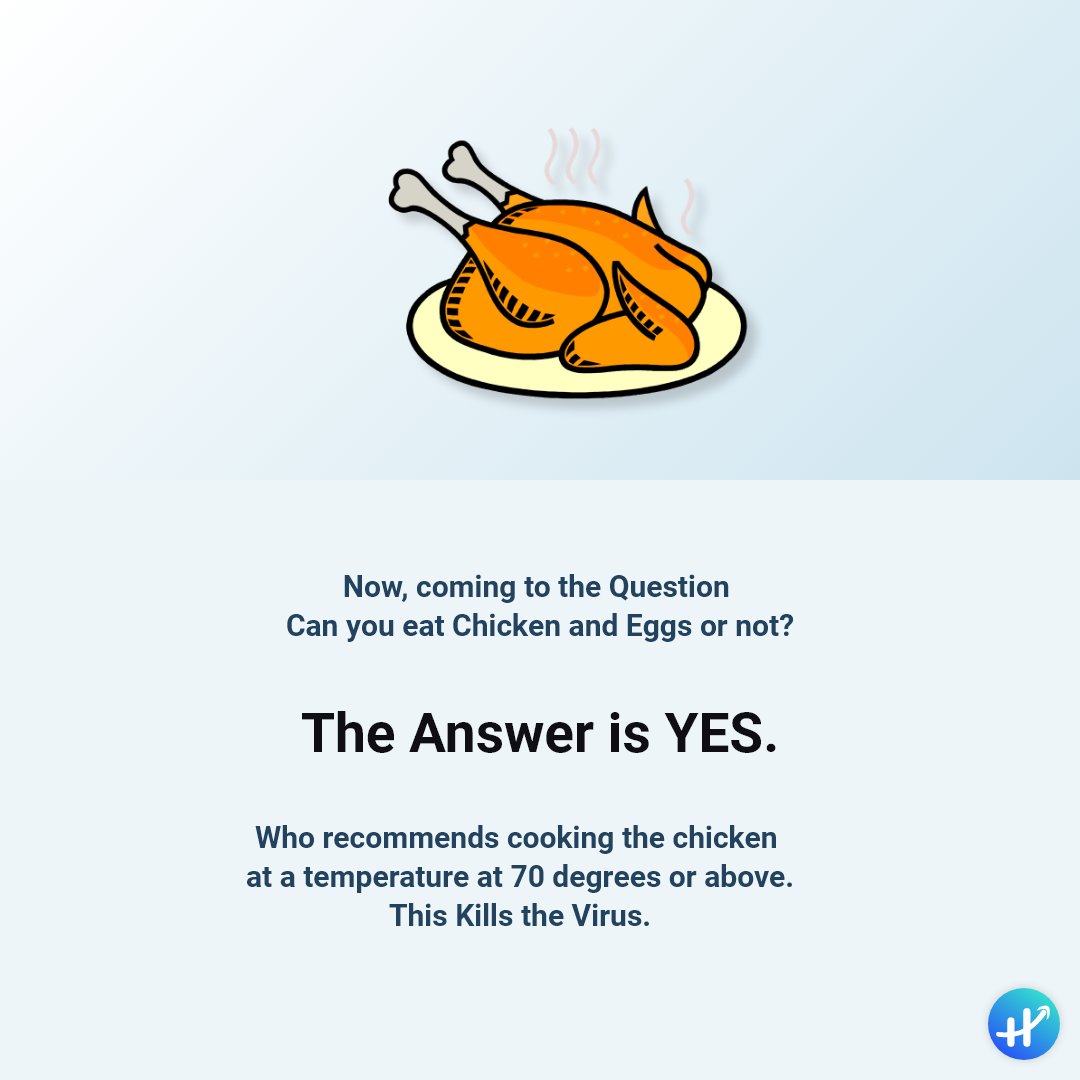 haptofit's tweet photo. Bird Flu Scare
.
Is it safe to Consume Chicken and Eggs??

#birdflu #chicken #egg #virus #health #nutrition #tips #facts #benefits #haptofit https://t.co/gLUwb9vsts