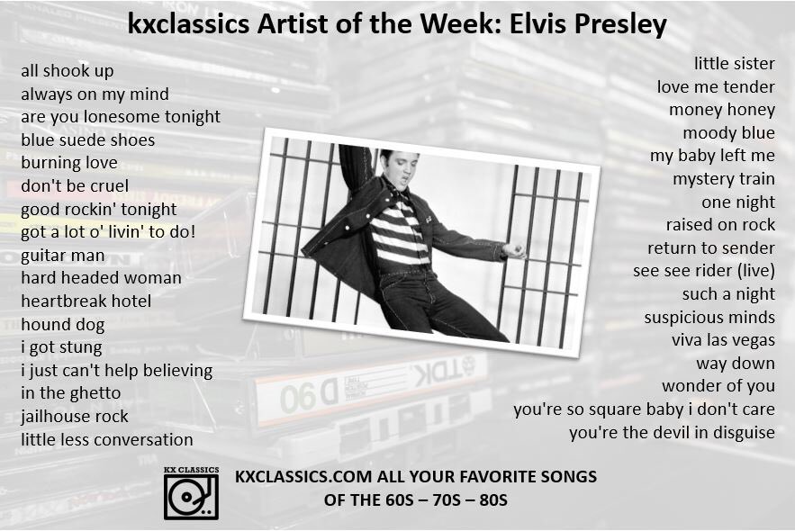 KXclassics's tweet image. The King of Rock ’n Roll is Artist of the Week on kxclassics.com: Elvis Presley
These are some of our favorites