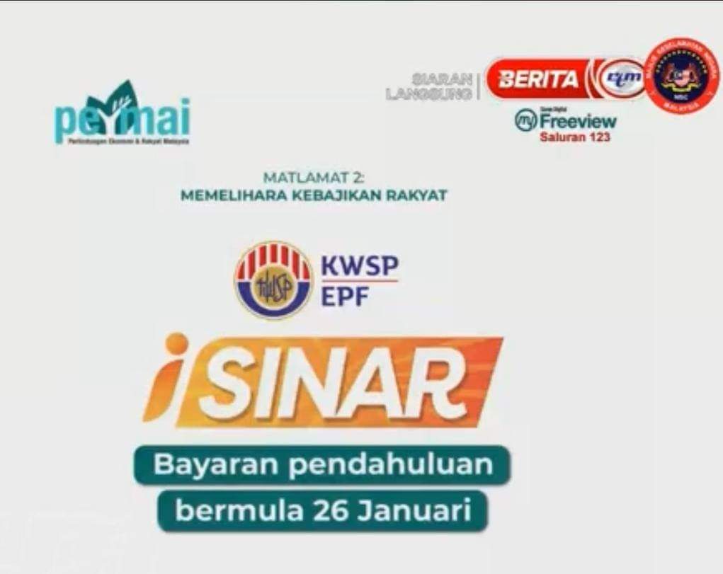 MKNJPM's tweet photo. I-SINAR : BAYARAN PENDAHULUAN BERMULA 26 JANUARI 2021 https://t.co/Qu3WF59hxy