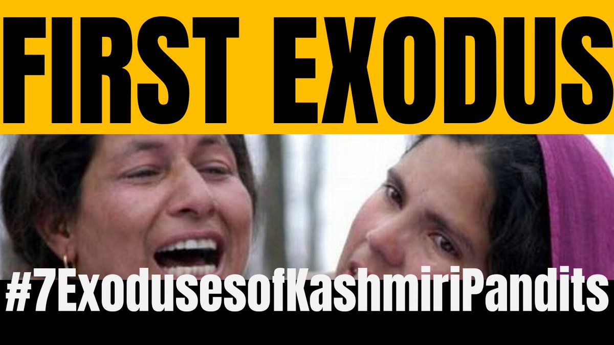 C_Karnail's tweet photo. We talk about the 90s ,but what about the Exoduses before that!!!
https://t.co/GOw5TpwoFr
@AartiTikoo @vijaytikoo1 #Jammukashmirnow
Pls watch and consider subscribing 🙏
#KashmiriHindusExodus #KashmiriHinduExodus #KPgenocide #thekashmirfiles #KashmiriPandits #KashmiriHindus https://t.co/t876BGgV7O