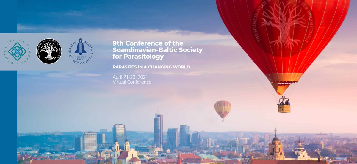 OKudlai's tweet photo. It is our pleasure to invite you to virtually attend the 9th Conference of the Scandinavian-Baltic Society for Parasitology in Vilnius, Lithuania (April 21-23, 2021) hosted by Nature Research Centre &amp; Young Academy of the Lithuanian Academy of Sciences
https://t.co/4o5jY3YFKd https://t.co/GUNmwxt1EK