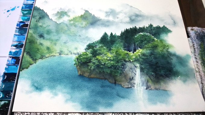 「自然 滝」のTwitter画像/イラスト(古い順)