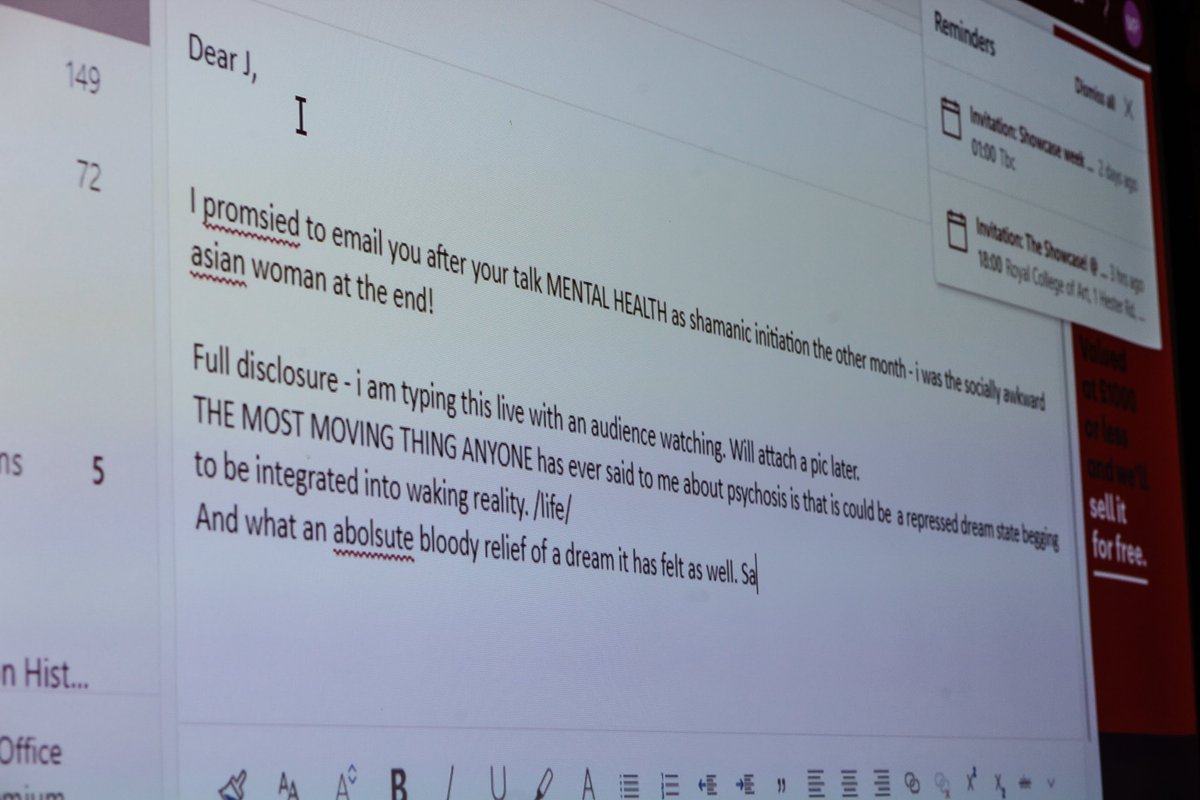 23/ Week 23The Showcase has crept up. You'll be preparing, & wondering how bold you're prepared to go Like  @Speakerine who decided to go for it & do some stand up comedy. Or  @manis_ha who wrote & sent an email, live, to a mental health practitioner who had inspired her.