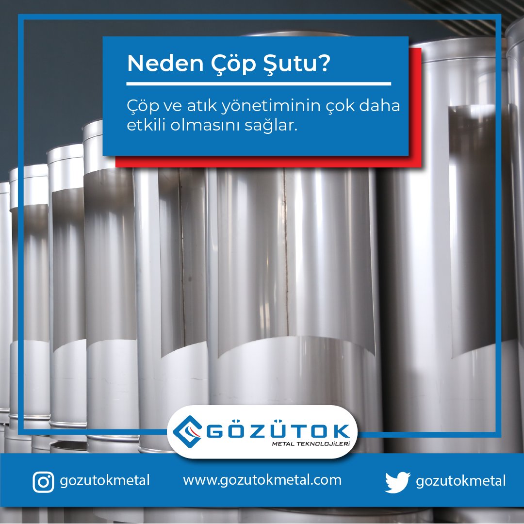 GozutokMetal's tweet photo. Çöp şutları hastaneler, oteller, fabrikalar, konutlar ve daha bir çok alanda kullanılabilen konforlu bir üründür. Bu alanlardaki çöp ve atık yönetiminin çok daha efektif olmasını sağlamakla birlikte kötü koku ve görüntü kirliliği gibi istenmeyen durumların da önüne geçer. https://t.co/vxYlzQsdJW