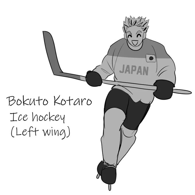 Bokuto Kotaro: Ice hockey
Akaashi Keiji: Figure skating
(12/?) 