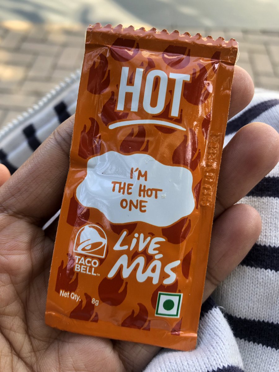 AlkaMaryJose2's tweet photo. @tacobell what did you do to my Hot sauce ??? 😭 it taste like a soup now https://t.co/ISh2cgI3GQ