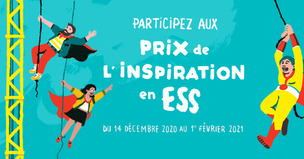 [J-15 !]⏱️Les Prix de l'inspiration en ESS 2021 se terminent le 1er février prochain. Il est toujours temps de présenter votre initiative et de lui donner du souffle !👉bit.ly/PrixInspiration