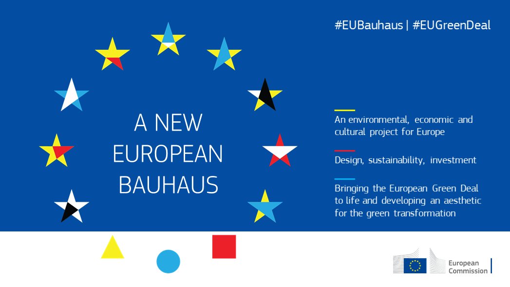 ElisaFerreiraEC's tweet photo. LIVE NOW: Launching the New European Bauhaus: everyone can be part of the design of this new movement for sustainability, aesthetics &amp; inclusiveness!
#NewEuropeanBauhaus #CohesionPolicy
Watch the press conference: 
👉https://t.co/kbz6hermnA

Contribute: 
👉https://t.co/mhcF1mGUFT https://t.co/1GXtWfWSdR
