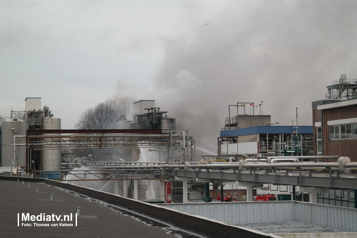 Melding brandweer Buurtje Gouda inzake grote brand