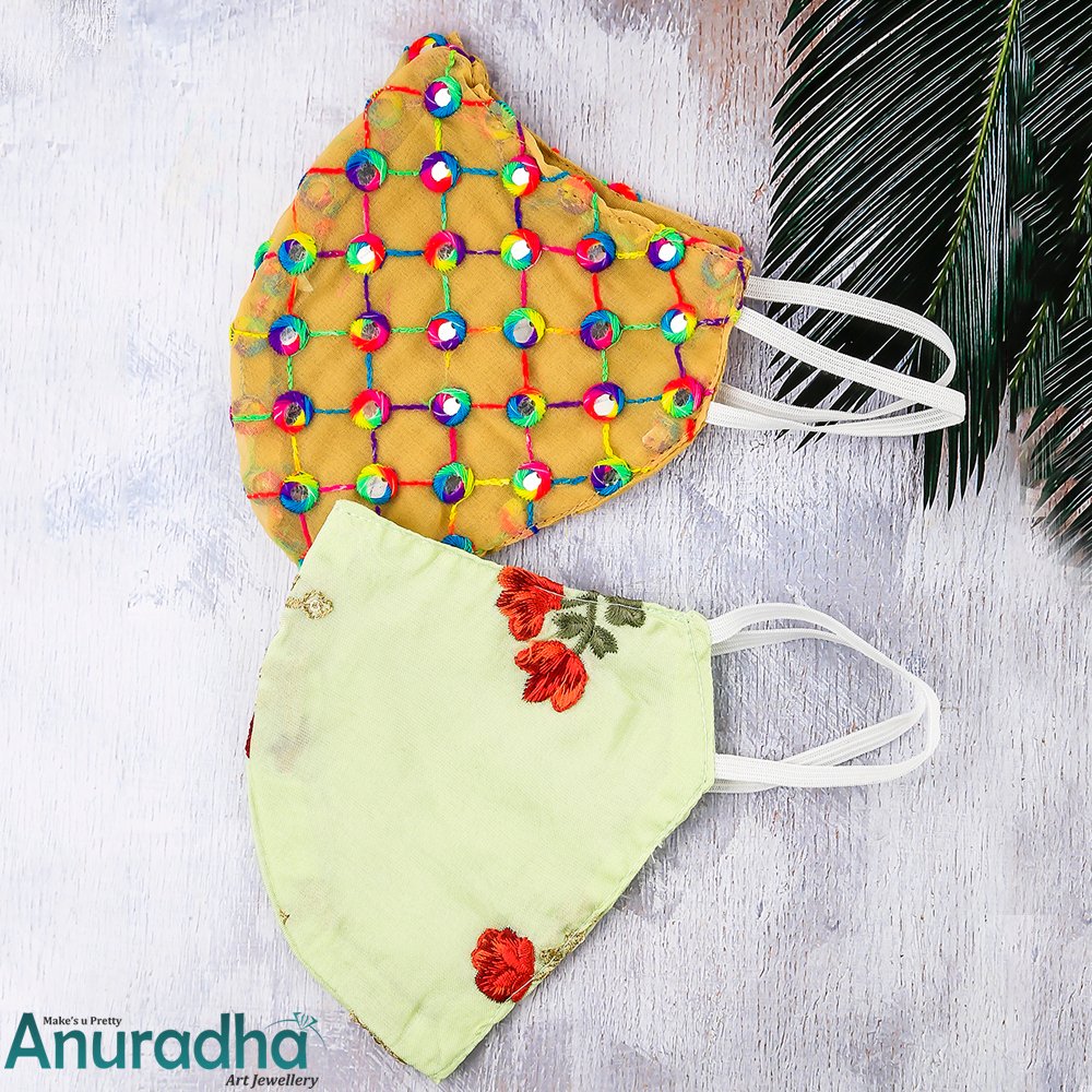 AnuradhaArts's tweet photo. 😍Multi Colour Beautiful Facemask Combo for Girl/Women @ Just Rs.175/- 🤩 Hurry Up! Shop Now:https://t.co/wQh22QmUpG
-
-
-
-
#mask #bridalmask #designermask #fancymask #multicolourmask #combomask #maskforwomen #washablefacemask #artificialjewellery #anuradhaartjewellery https://t.co/uwZRWDaOEO