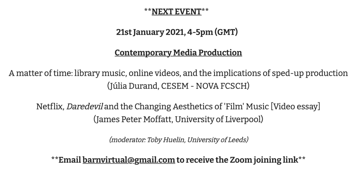 BARN Virtual Colloquia tweet media