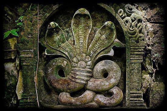 Even though Nampoothiri knew that the gem would relieve his family from poverty and make them rich, he gave it back to the stranger. The next day, he saw the stranger again who revealed himself as Vasuki. Vasuki then manifested in the kizhakkini (eastern room) of Mekkattu Illam.