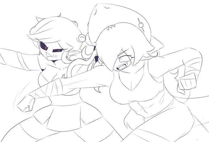won't finish this but if there's one thing i need most in life, it's rime vs galo fights ? 