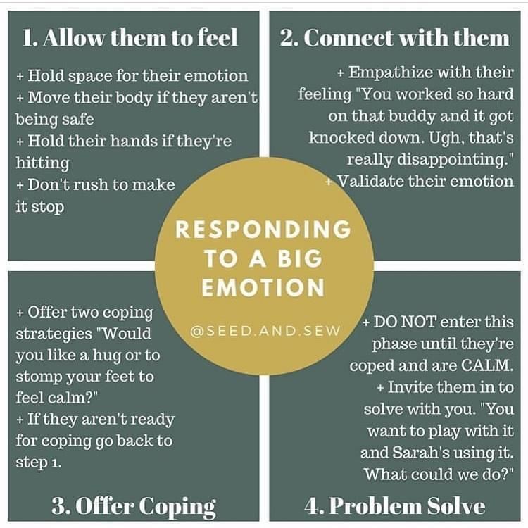 "When little people are overwhelmed by BIG emotions, it’s our job to share our calm, not join their chaos."  - L.R.Knost #emotionalsupport #mentalhealth