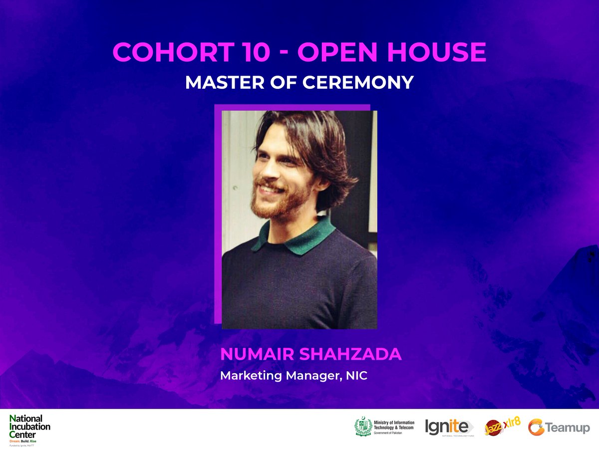 nic_islamabad's tweet photo. Today's Open House Information Sharing Session is just around the corner. @numairshahzada - Marketing Manager, NIC will be leading you through the planned activities. 

Want the get your startup incubated? Don't miss this chance to get all the details. 

🔗https://t.co/08YyiB1rdd https://t.co/BuzSNuW0LC