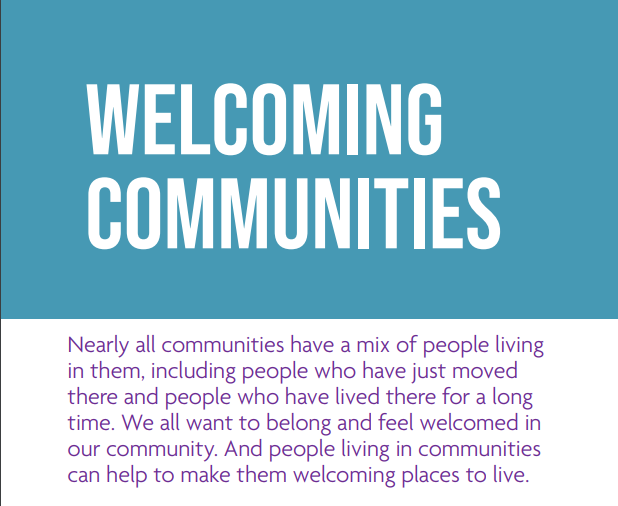 OtBcommunities's tweet photo. We all want to live in communities where we feel welcome, supported, and able to contribute our skills and strengths!

The Moments of Freedom group shared their learning from local community-building to create this guide on creating welcoming communities: 
https://t.co/iYOY0Oqlmx https://t.co/pktLh6NzfA