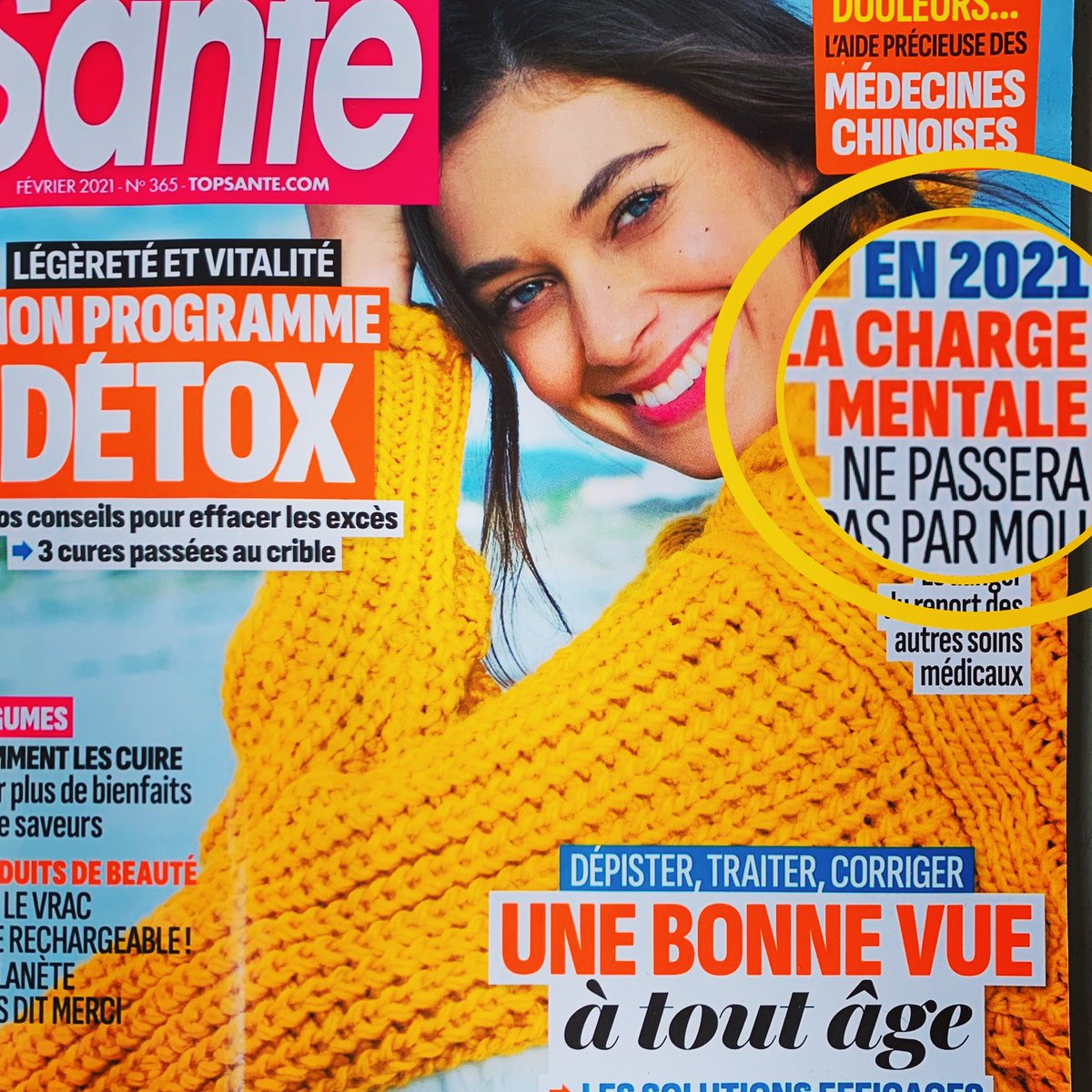 ✋STOP à la #chargementale . A la Une de <a href="/topsante/">Top Santé</a> ce mois-ci, trucs et astuces pour libérer son #mental  <a href="/topsanteuk/">Top Santé magazine</a> #mentalhealth #optimisme #optimism #developpementpersonnel #development #coaching