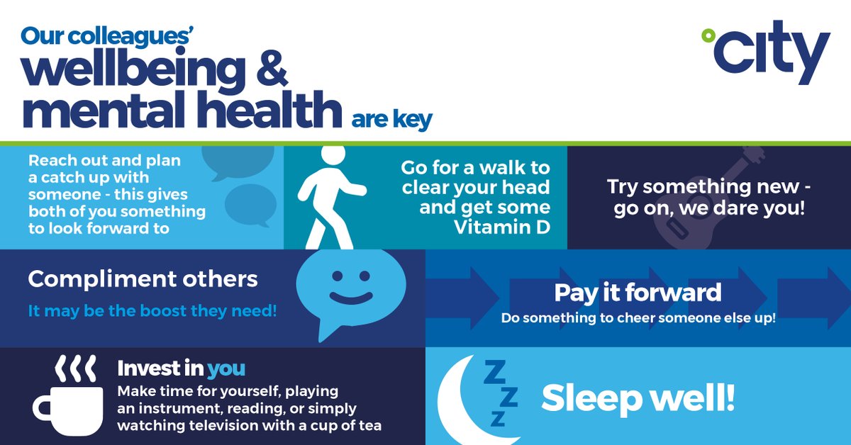 CityHoldings's tweet photo. City is supporting its colleagues today on 'Blue Monday', said to be the 'most depressing day of the year'.

We are providing our colleagues with tips and resources to beat the January blues and keep mental and physical health in check during these challenging times. #bluemonday https://t.co/NyyGbJA40K