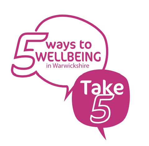 We care about your wellbeing and we want to make sure you have the best tips to stay mentally and physically well this lockdown.

'Take 5' encourages you to take time each day to focus on your wellness. 
 
Follow along #Take5Warwickshire

warwickshire.gov.uk/mental-health-…