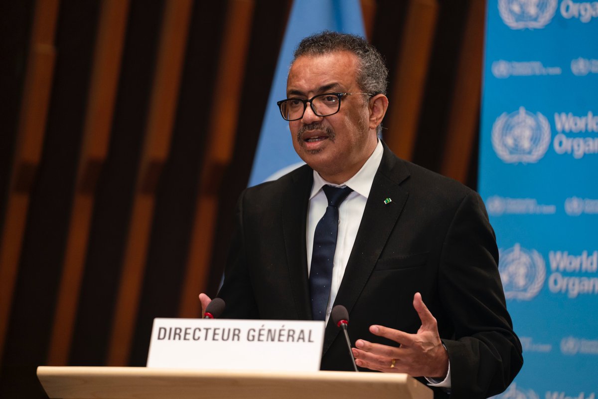 "I need to be blunt: the world is on the brink of a catastrophic moral failure – and the price of this failure will be paid with lives and livelihoods in the world’s poorest countries"- @DrTedros  #EB148  #COVID19  #ACTogether  https://twitter.com/WHO/status/1351107170817990656?s=20