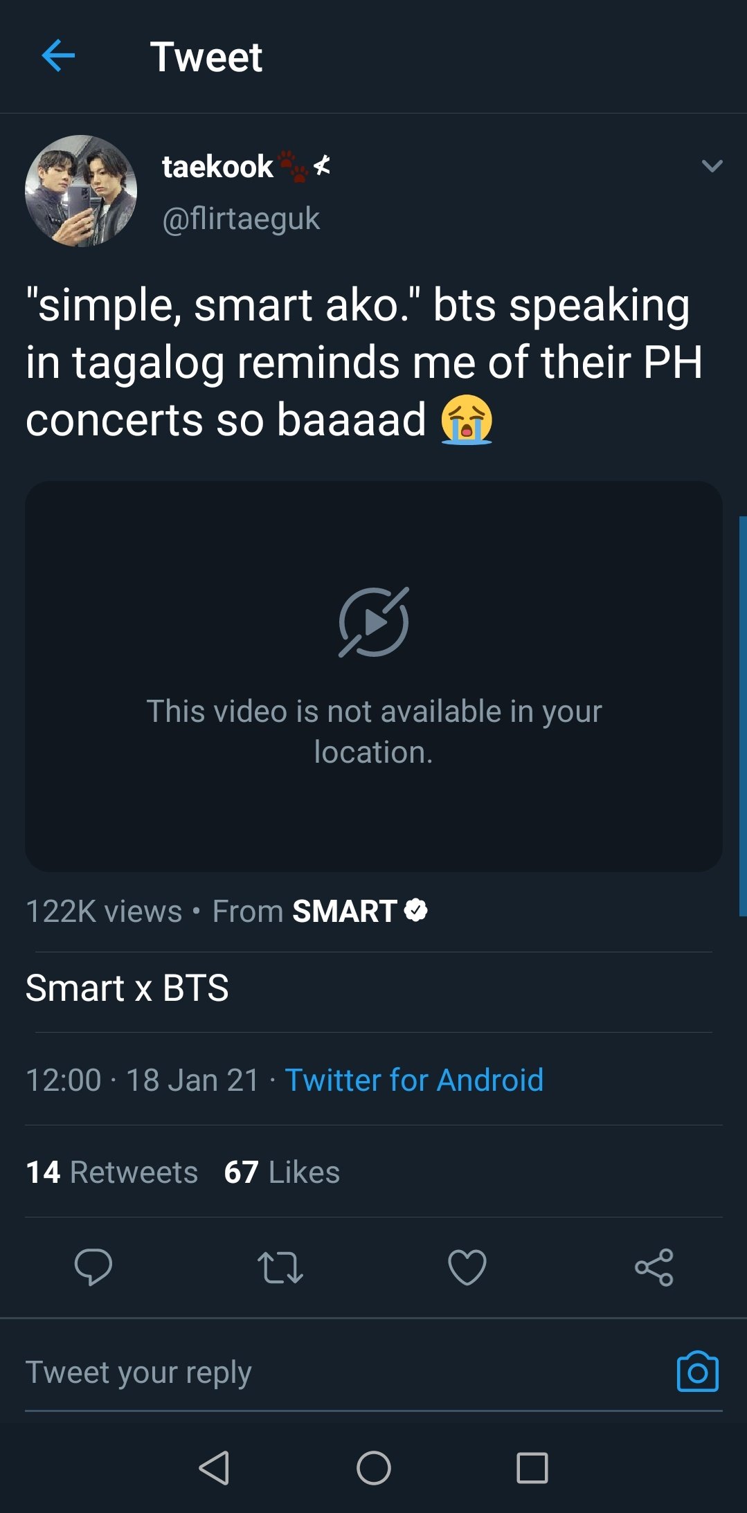 Taekook Simple Smart Ako Bts Speaking In alog Reminds Me Of Their Ph Concerts So Baaaad T Co Lvwndwecb7 Twitter
