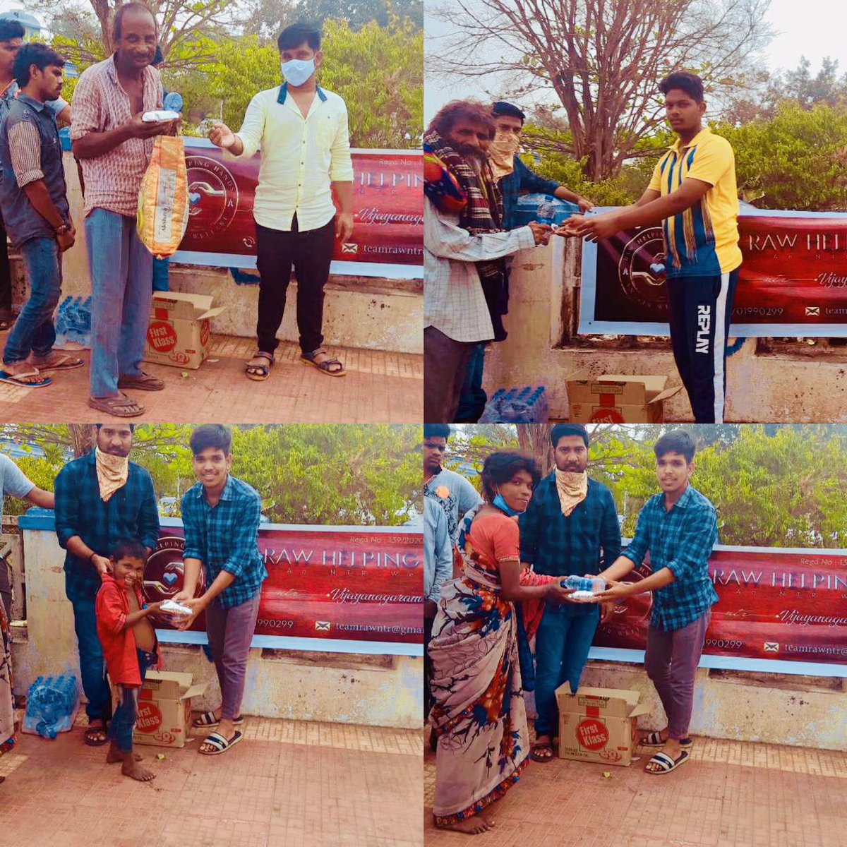 RAWNTR's tweet photo. #RAWHelpingHands 

Event -1 

Teams❤️

TEKKALI, KHAMMAM
PALAMANER, VIJAYANAGARAM

An #NTR Welfare | @tarak9999 https://t.co/Oixm4w4EiK