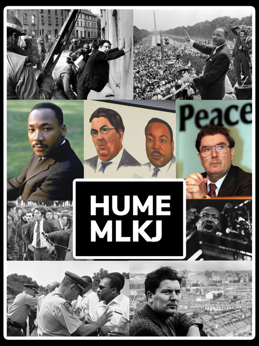 Today is  #MartinLutherKingJrDay.Today is also John Hume’s (heavenly) 84th birthday.Leadership inspires leadership... John Hume often cited  #MLK   as the inspiration for our civil rights movement. 