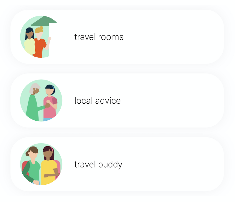 GIGGLE TRAVELIs there anything better than meeting the locals while traveling?Get travel advice or find travel buddies on the same budget as you so you don’t have to go alone. If you’re wanting to make some extra $$$, rent out a room for a traveller to save some extra $$$. 14/