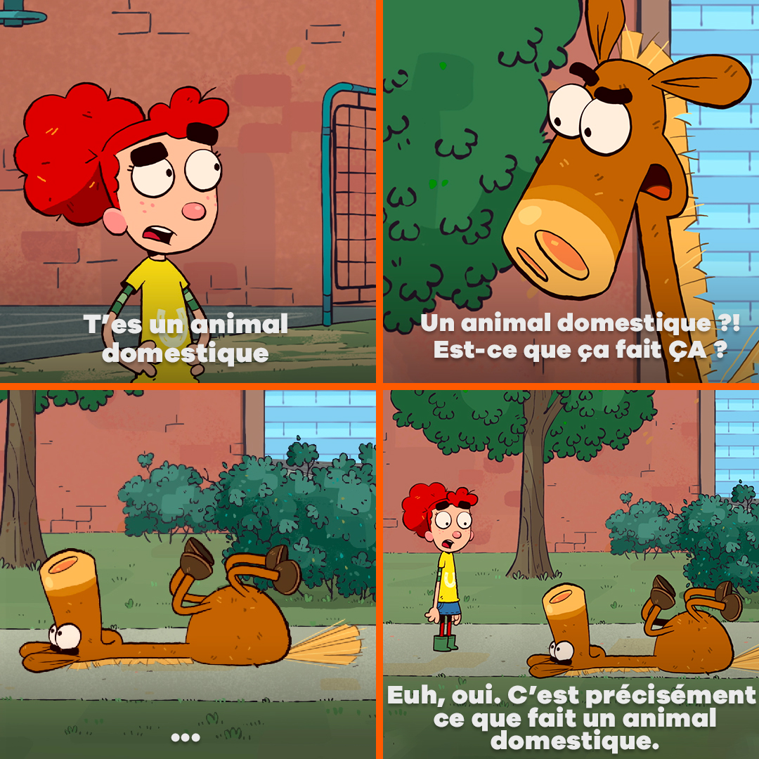 NickelodeonFR's tweet photo. Susceptibilité 🐴 
#AnnieEtPony #animaldomestique #toimeme https://t.co/OhxctLxg8b