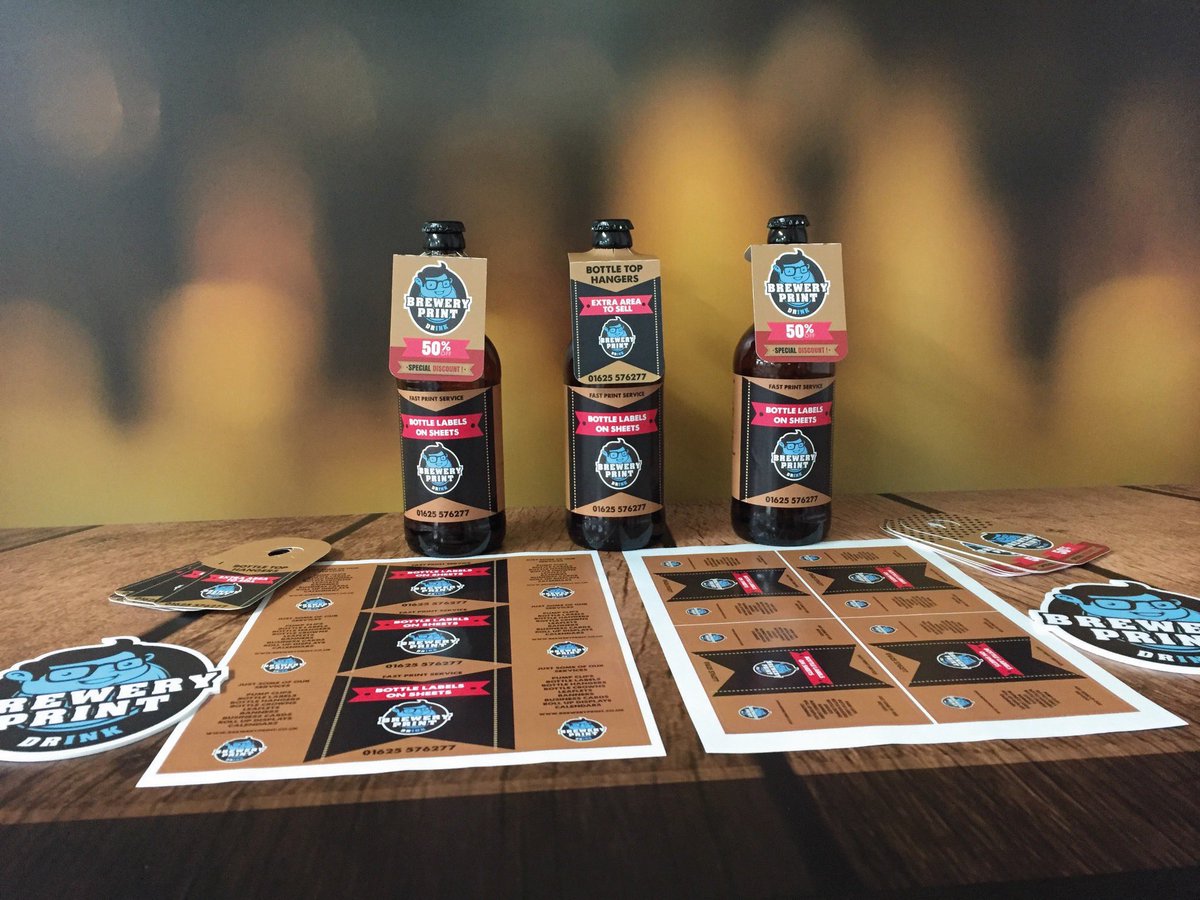 We can produce high quality customised branding for your product.

✔ Beer pump clips
✔ Bottle labels
✔ Bottle hangers &amp; crowns
✔ Posters
✔ Leafets
✔ Display stands

All branding can be customised by uploading your own artwork or designs.

Learn more: breweryprint.co.uk