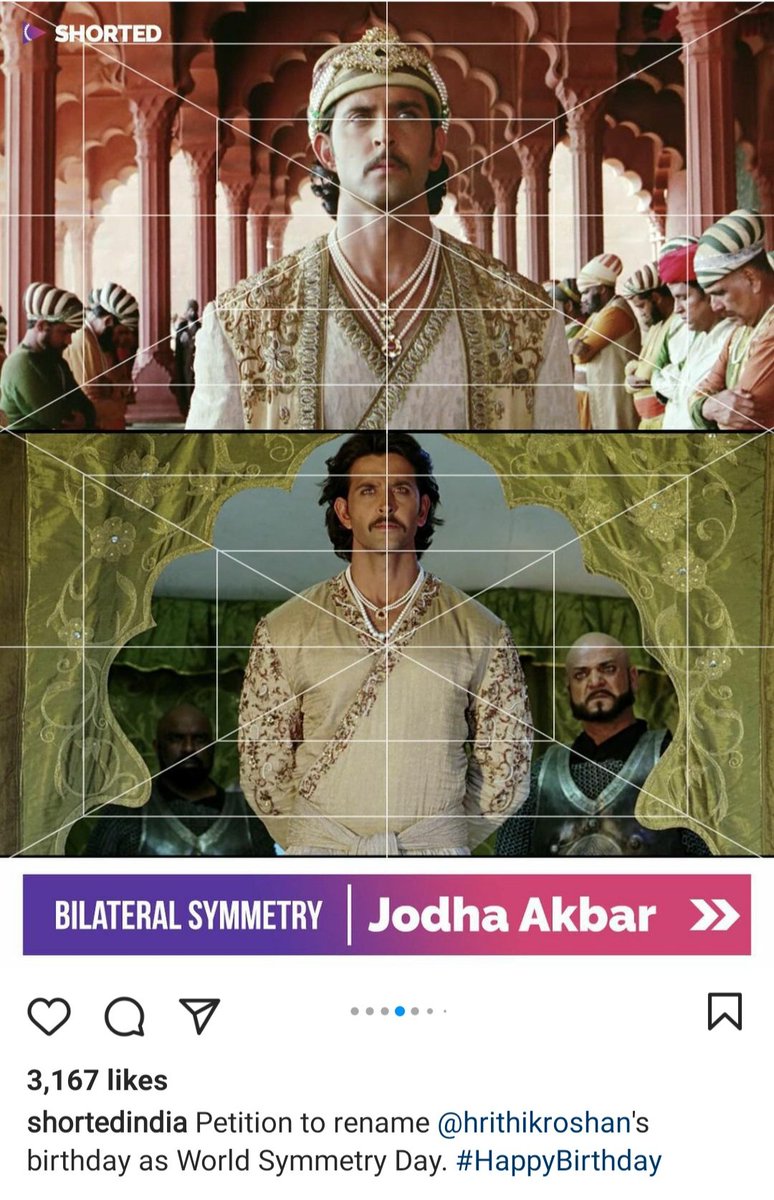 Maa ki aankh!Somebody please start a  http://change.org&nbsp; petition to rename Hrithik's birthday as "World Symmetry Day" based on a few hand-picked symmetrical shots from his film.