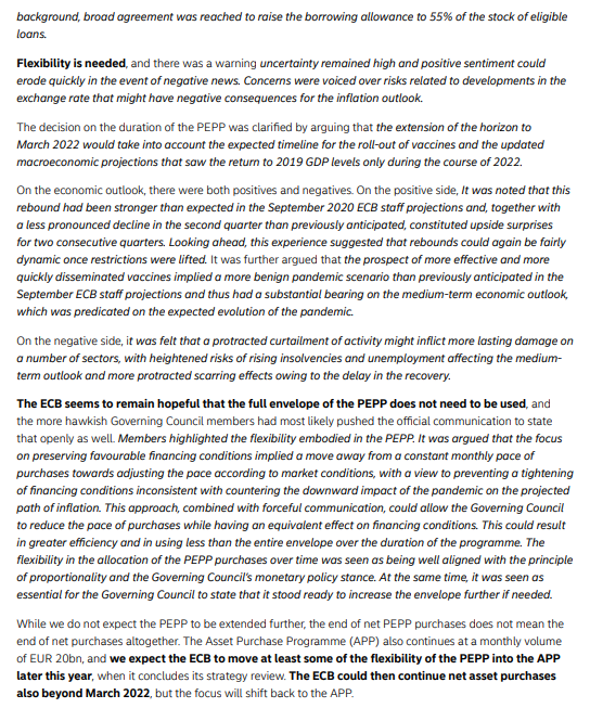 ECB PREVIEWS  Nordea ECB Watch: Not anything goes