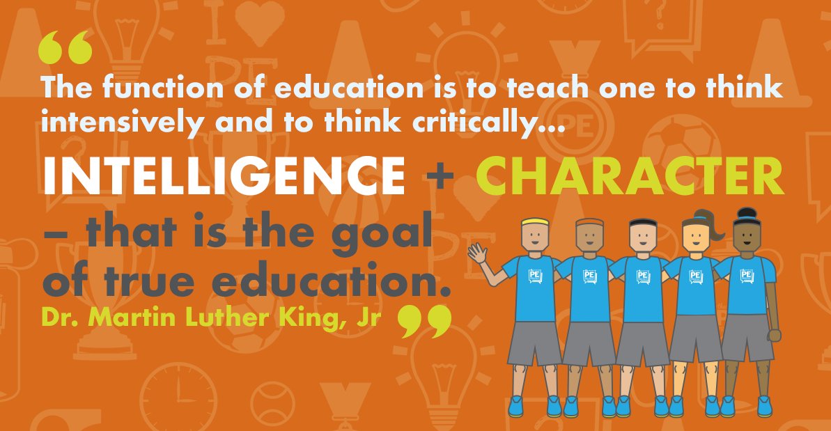 My faveourite Martin Luther Quote... #PE #PowerOfPhysicalEducation #21stCenturySkils