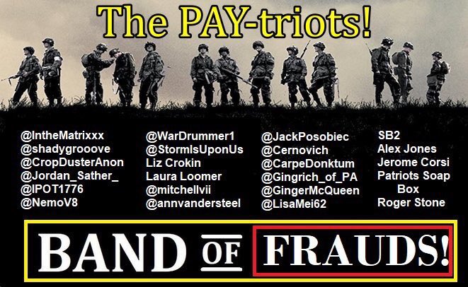 Santa started calling accounts for being liars and frauds and was proven to be resourceful. I started paying attention more to what he was saying. I already was questioning these Qtubers and the lies. I knew Alex Jones was a fraud!