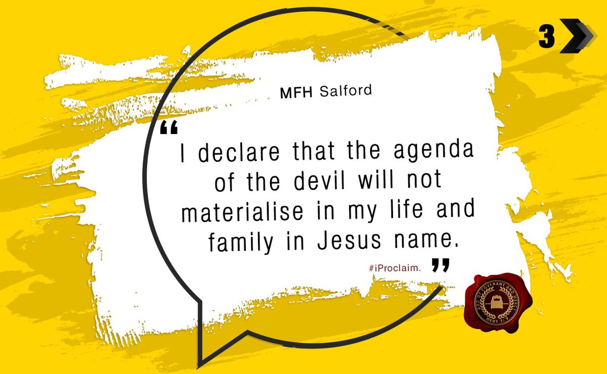 RCCGMFHSalford's tweet photo. Every plans of the enemy concerning you will fail in Jesus name. Amen. Have a fruitful week by God's grace๐
#iProclaim #TheGodofCovenantandMercy https://t.co/BM79nEJuQn