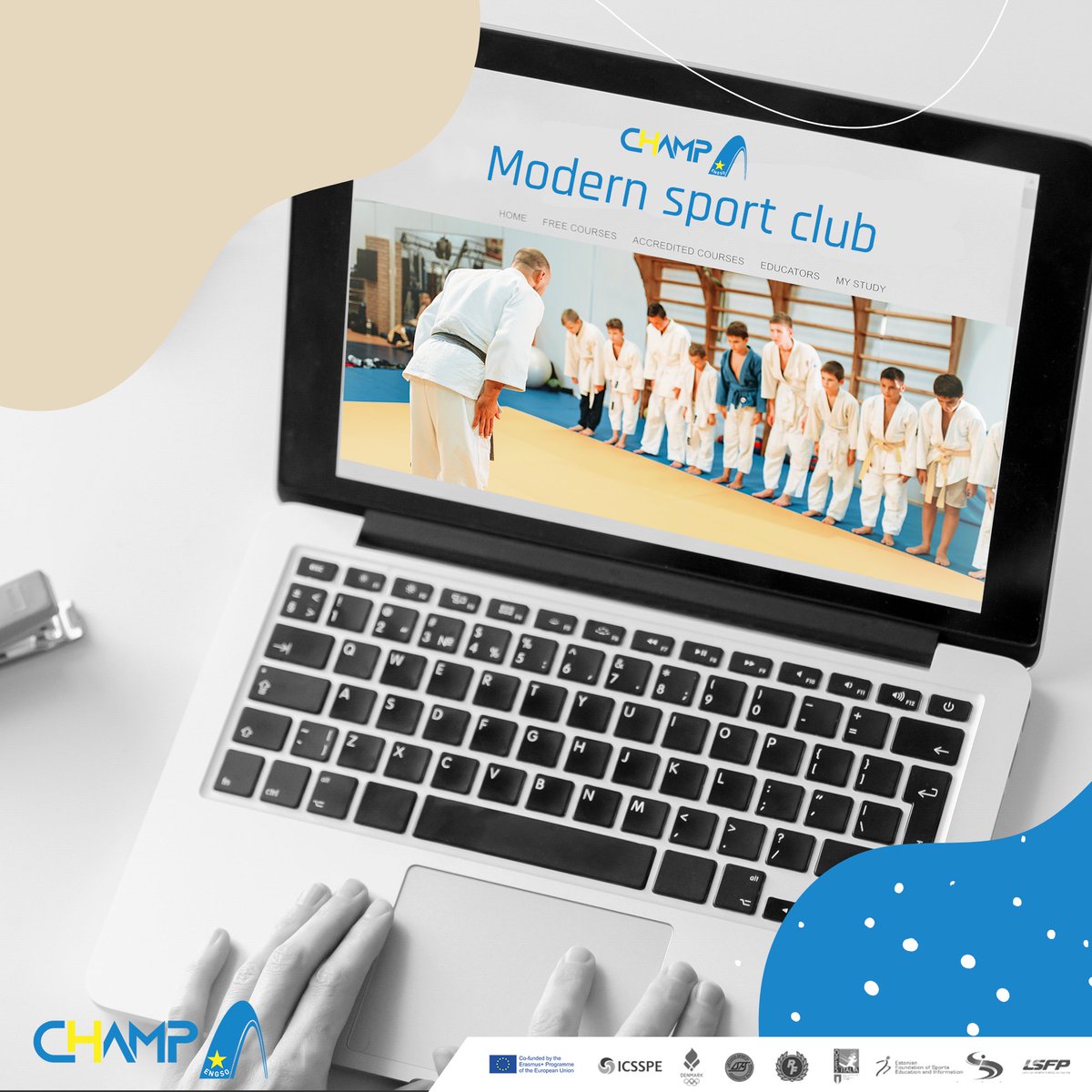 CHAMPengso's tweet photo. This Thursday #CHAMP team will meet to discuss the finalization of the @EUErasmusPlus project and the release of the free ❗️ online course for;

🔹#SportClubs managers &amp; sport professionals, 
🔹everyone working in the sport sector, 
🔹sport volunteers. https://t.co/lHmEpaPnmj