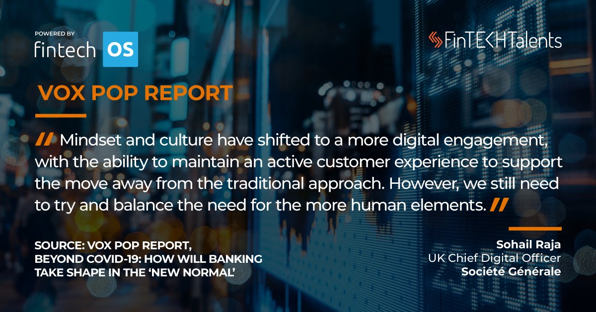 VOX POP REPORT: How has the financial industry responded to the global pandemic? How are customer needs being met? 👉Learn from this This Vox Pop report in partnership with <a href="/VCInnovations/">VC Innovations</a> Get it now: bit.ly/2N4lY79

#financialservices #banking #insurance