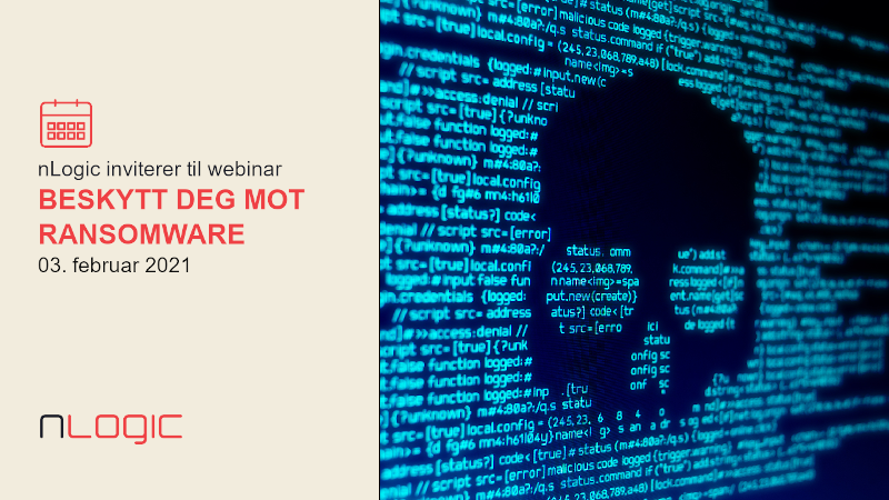 nLogic_AS's tweet photo. Beskytt deg mot Ransomware, lagre data uforanderlig!
@nLogic_AS og @CloudianStorage inviterer deg til gratis webinar 3. februar kl 13:00 – 14:00 hvor vi viser hvordan du kan sikre at dine data lagres uforanderlig, med Cloudians WORM-teknologi. #ransomwareprotection #cloudian https://t.co/15q4J9EPJ8