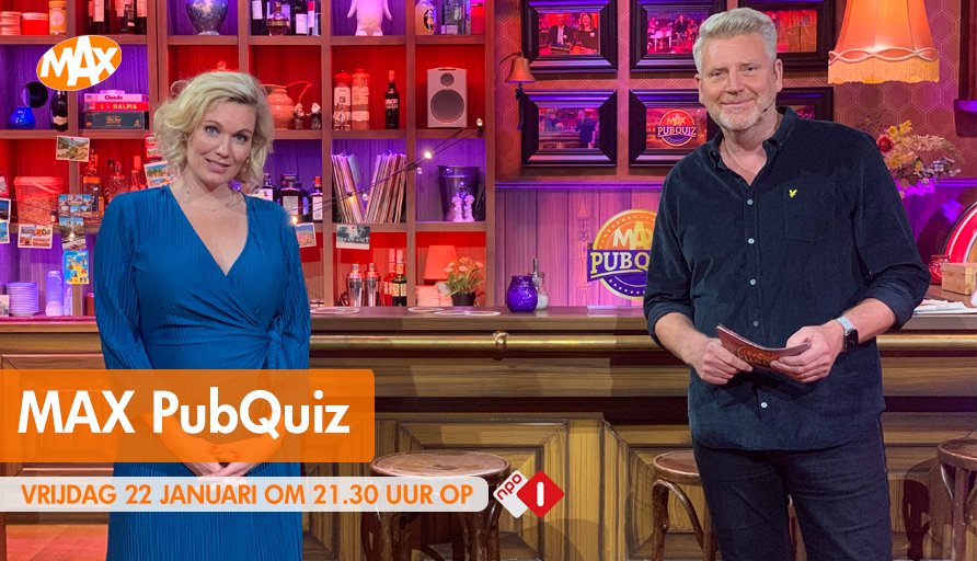 Zit je weer klaar voor een nieuwe aflevering #MAXPubQuiz? Deze week is <a href="/Marlijnwburg/">Marlijn Weerdenburg</a> te gast!

📺 Vrijdag 22 januari om 21.30 uur op <a href="/NPO1/">NPO 1</a>.