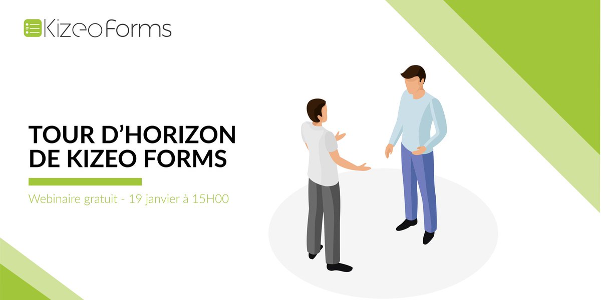 #DEMOLIVE |  Les inscriptions sont ouvertes à tous gratuitement. Ce webinaire est particulièrement recommandé pour les personnes débutantes (0 à 3h passé à la création de formulaires) avec Kizeo Forms.
👉bit.ly/39cGpGv